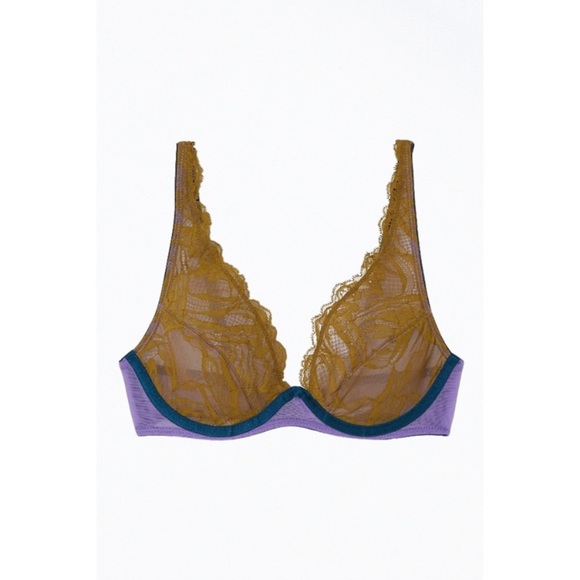 KARLA LACE HIGH APEX UNDERWIRE BRA34 D new without tags - Picture 2 of 9